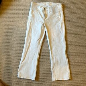 Joe’s maternity white Jean.